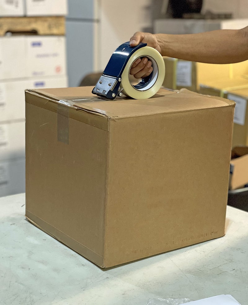 WOD Tape WOD MFTD2 Heavy Duty Metal Frame Filament Strapping Tape Dispenser: Fits 2 inch Wide Tape, Metal - Image 3